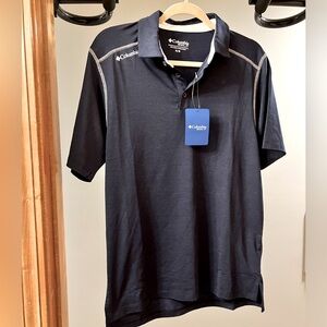 NWT. Mens Columbia Golf Polo. Sz M